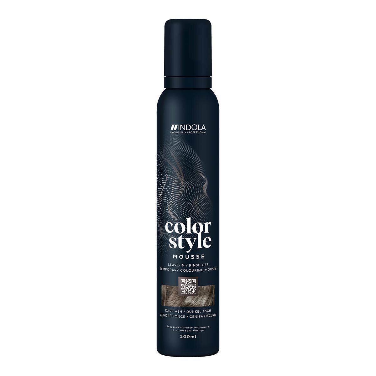 Indola Color Style Mousse Dunkel Asch, 200 ml