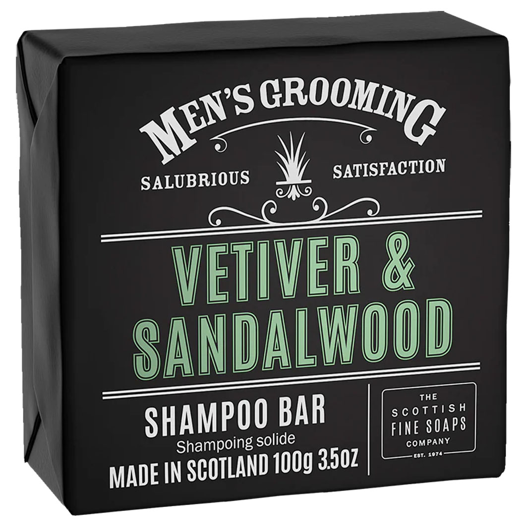 Men’s Grooming Vetiver & Sandalwood Shampoo Bar