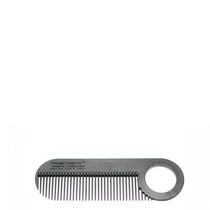 Chicago Comb Co.Bartkamm – Modell Nr. 2 – Carbon