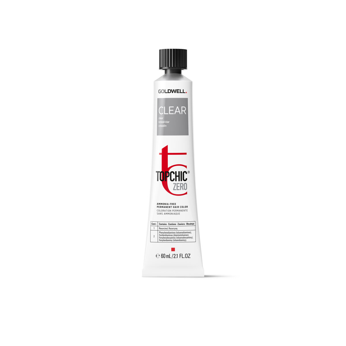 GOLDWELL TOPCHIC ZERO – CREATIVE SHADES TUBEN 60 ml kristall-klar CLEAR