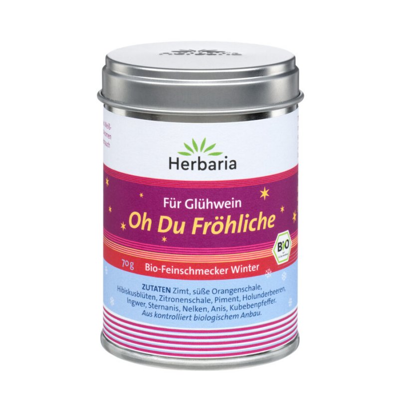 Herbaria Oh Du Fröhliche Glogg Spice organic 70 g can