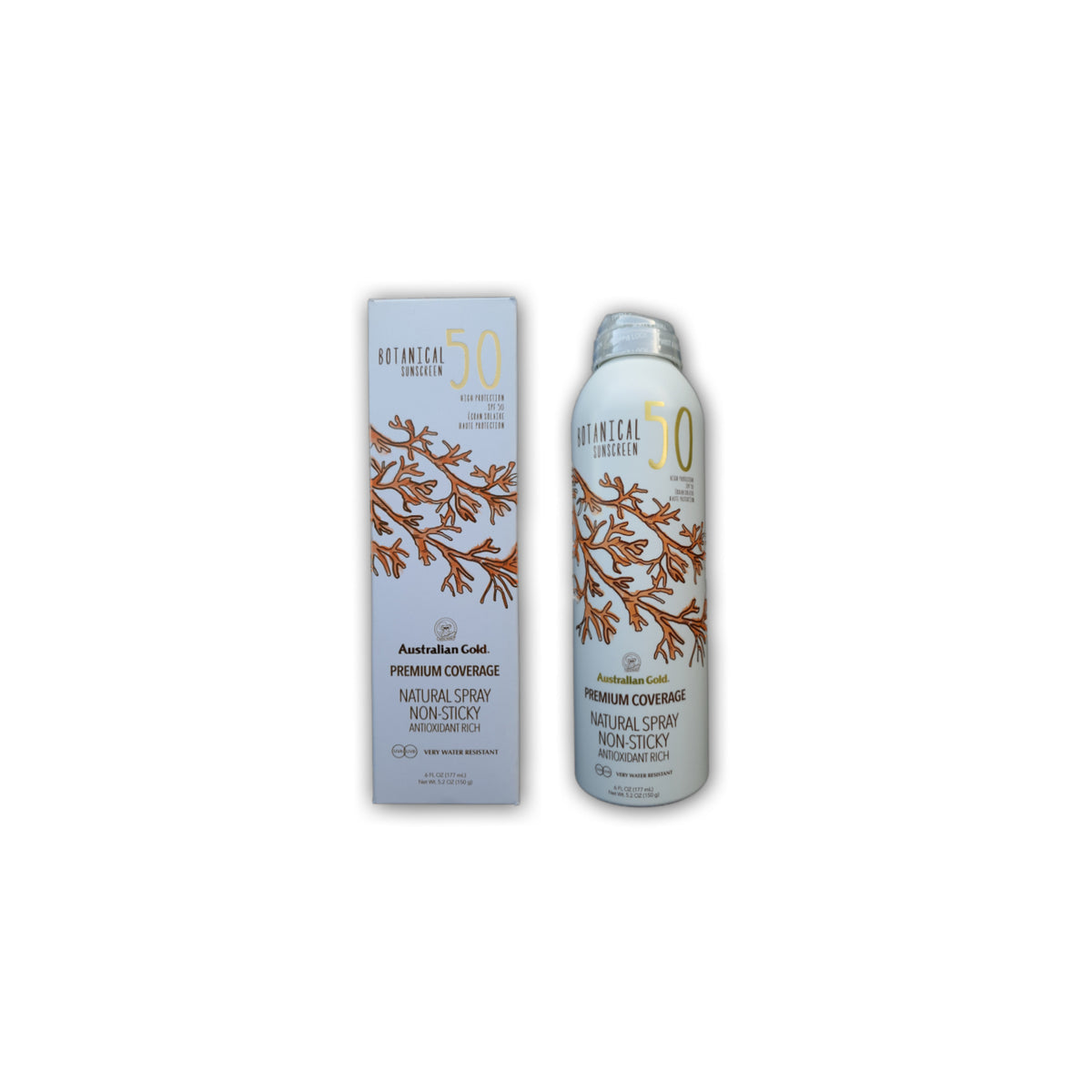 Australian Gold/SPF 50 „Botanical Sunscreen“ Natural Spray 177ml