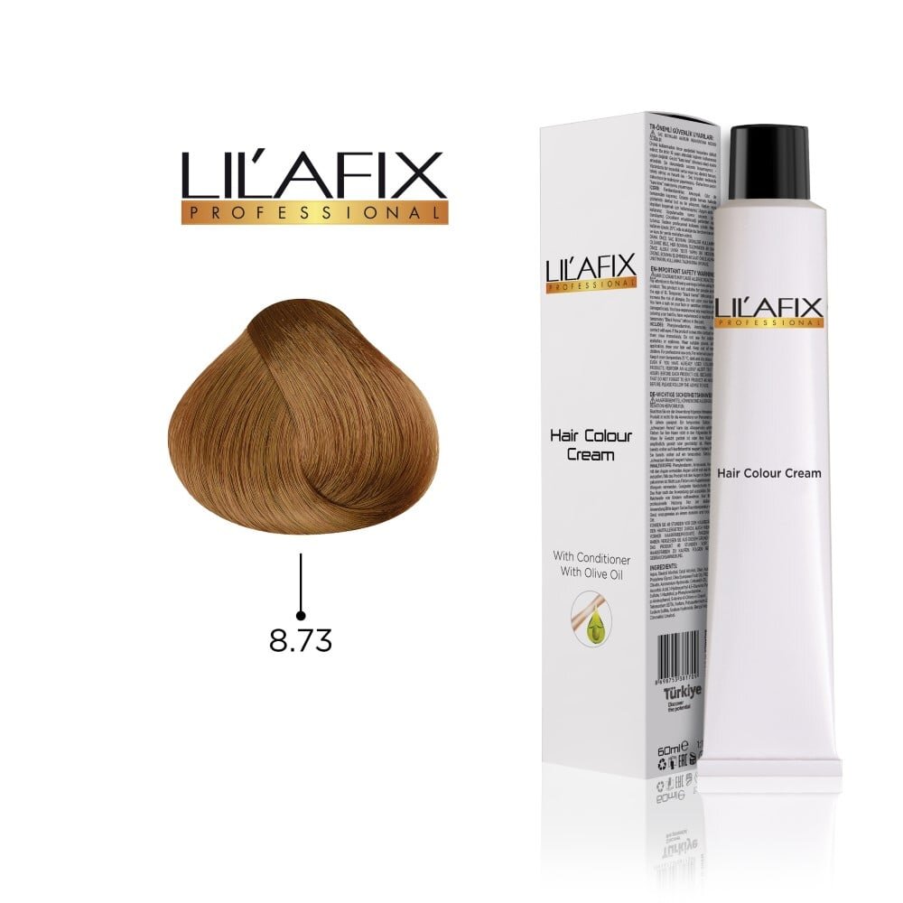 LilaFix Haarfarbe 100 ml 8.73 Hellblond Braun Gold