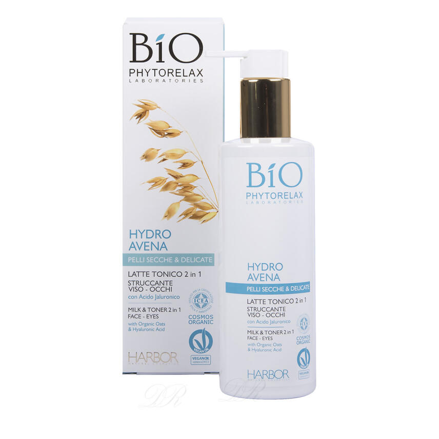 Phytorelax Bio Hydro Avena Reinigungsmilch & Toner Spender 200 ml