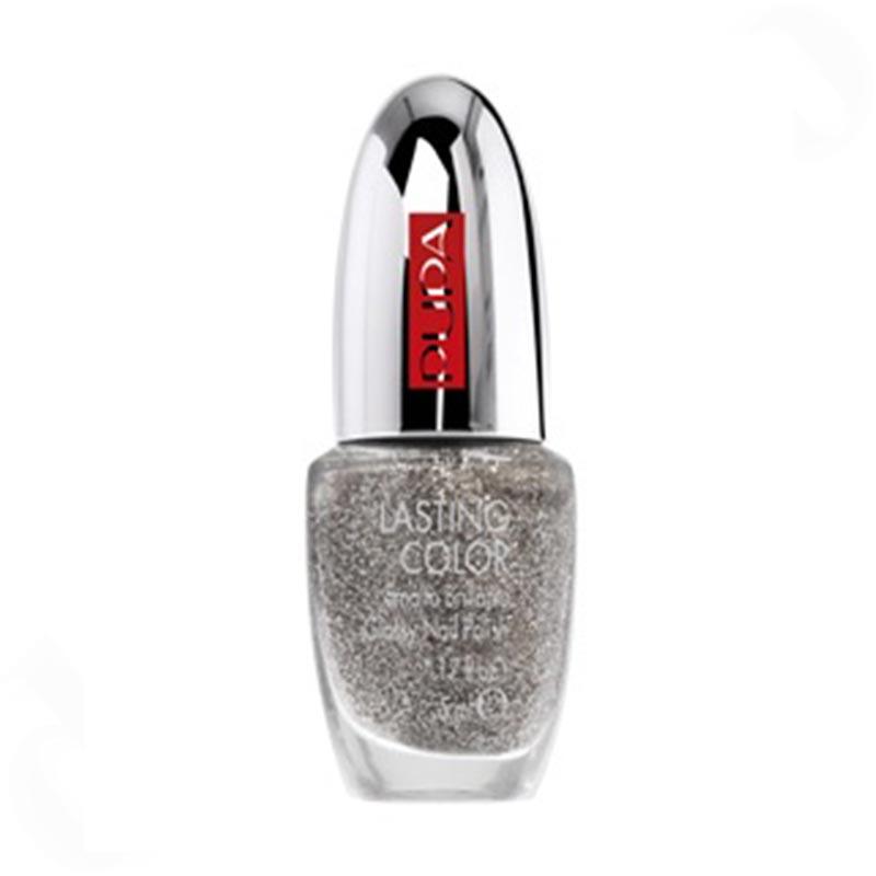 Pupa Nail Lasting Color Nagellack 5ml –  802 Transparent Silver Glitter