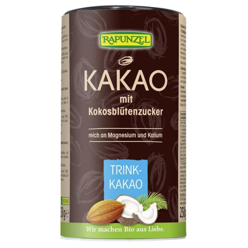 Rapunzel Kakao mit Kokosblütenzucker bio 250 g