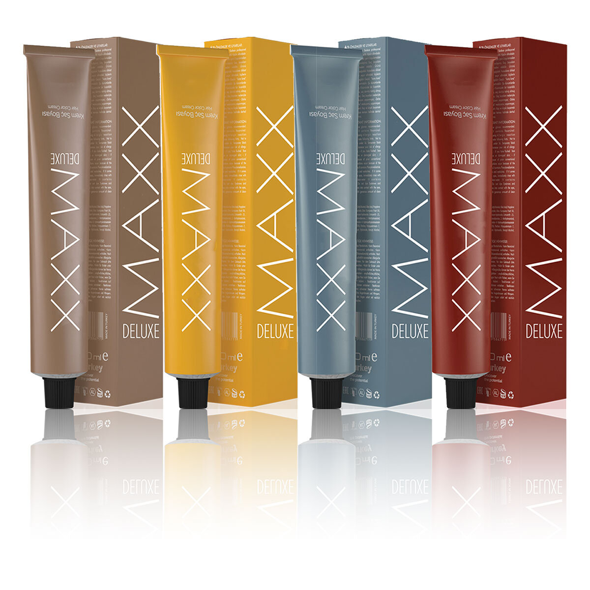 Maxx Deluxe Professional Haarfarbe 100ml 9.1  Licht Aschblond